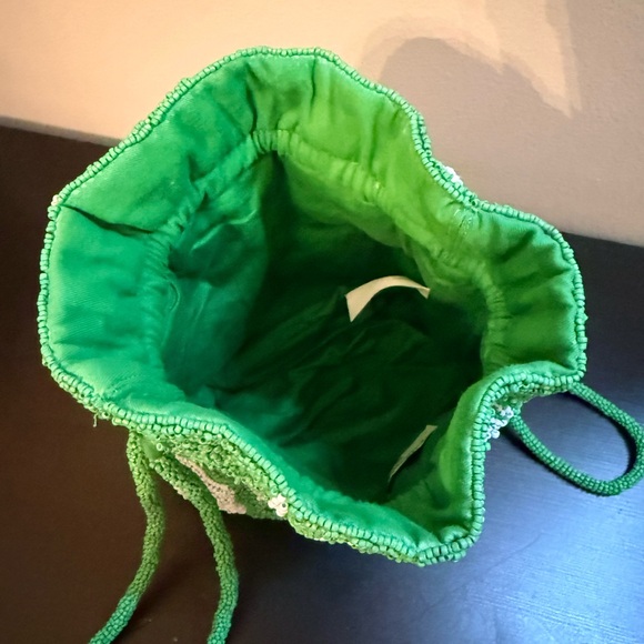 Green Beaded Drawstring Bag Kate Spade at Target - Picture 3 of 3